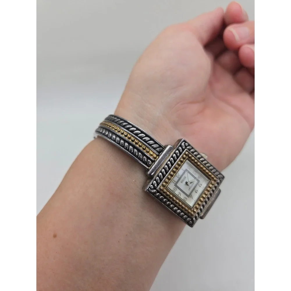 Ecclissi H126 Sterling Silver Gold Plated Bangle Watch Women's Quartz 925